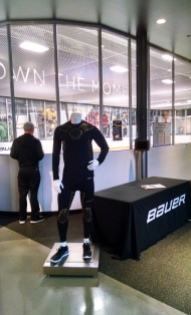 The ice rink inside the Bauer store